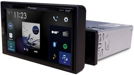 Pioneer Bilstereo SPH-EVO62DAB-Uni 1-DIN m. Apple CarPlay, DAB og Bluetooth
