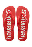 Havaianas Top Logomania, Tongs Mixte Adulte, Rouge (Ruby Red 2090), 39/40 EU