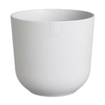 Elho, Vase Jazz Rond Blanc Ø19XH18CM, Vases Intérieur Extérieur