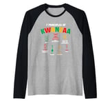 7 Principles Of Kwanzaa - African American Heritage Festival Raglan Baseball Tee