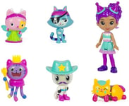 Gabby’s Dollhouse, Celebration-Themed Figures with Gabby Girl, 5 Cat Toy Figures, Surprise Toys and Doll’s House Accessories, Kids’ Toys for Girls and Boys 3+