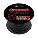 This Is My Christmas Movie Watching Shirt PopSockets Adhesive PopGrip