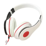 Freestyle Hi-Fi Stereo Mega Bass Headset - med 3.5mm + adapter - Hvid