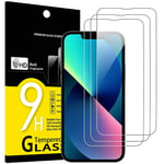 [4 Pièces] Verre Trempe Pour Iphone 13 Pro (6,1'') Film Protection D'ecran