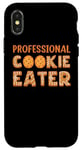 Coque pour iPhone X/XS Professional Cookie Eater Biscuits de pain d'épice