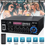 2000W förstärkare integrerad förstärkare bluetooth 5.0 HiFi stereo förstärkare digital FM