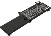 Kompatibelt med Asus ROG Strix SCAR GL703GM-EE016T, 15,4V, 4800mAh