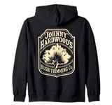 Johnny Hardwood's Bush Trimming Company, Funny Gardener Zip Hoodie