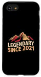 iPhone SE (2020) / 7 / 8 Legendary Since 2021 Birthday Hiking Hiker Mountain Vintage Case