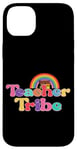 Coque pour iPhone 14 Plus Livres arc-en-ciel colorés Teacher Tribe