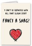 Rude Funny Valentines Anniversary Card - Husband Boyfriend Wife Joke Girlfriend