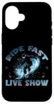 Coque pour iPhone 16 RIDE FAST LIVE SHOW