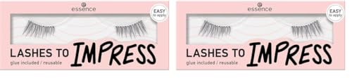 Essence - Faux Cils Lashes To Impress - 03 Half Lashes (Lot de 2)