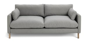 Habitat Paola Fabric 3 Seater Sofa - Grey