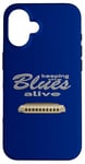 Coque pour iPhone 16 Harmonica blues harp jazz