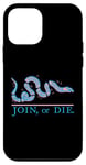 Coque pour iPhone 12 mini Join or Die Snake Drapeau rétro vintage années 80