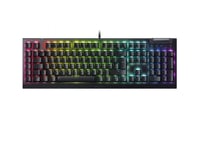 Razer Blackwidow V4 X, Kabel, Usb, Mekaniska Tangentbrytare, Qwerty, Rgb Led, Svart