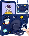 SurgeCraft for Samsung Galaxy Tab A7 Lite Case 8.7” 2021 - Cute Astronaut Girls Boys Cover Kawaii Women with Strap Handle Stand Soft Silicone Covers for Samsung A7 Lite Tablet Case SM-T220/T225/T227