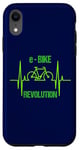 iPhone XR eBike Revolution Bicycle Electric Heartbeat Funny EKG Pulse Case