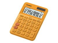 Casio MS-20UC - Calculatrice de bureau - 12 chiffres - panneau solaire, pile - orange