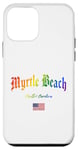 Coque pour iPhone 12 mini Myrtle Beach Gothic Design Lgbtqai+ rainbow Version