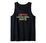 Coffee Cats and Yoga Mats Tank Top