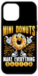 Coque pour iPhone 12 Pro Max Mini beignets pour tout faire mieux. Mini beignets