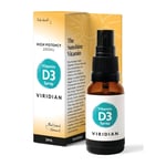 Viridian Vitamin D3 2000 IU Spray - 20ml