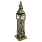 Abaodam british big ben table clock decoration metal architectural model big ben model elizabeth tower clock Household Crafts big ben clock tower toy home decor alloy desktop travel London