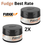 2x Fudge Professional Grooming Putty Blow Dry Hair Styling Paste 75 g fast