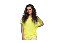 Blus I Neongul Mesh