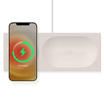 elago Plateau de Charge Compatible avec Chargeur MagSafe - Compatible avec iPhone 15, 14, 13, 12 Serie, Compatible avec Autres Téléphones à Charge sans Fil [Magsafe Non Inclus] (Stone)