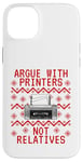 iPhone 14 Plus Ugly Christmas Printer, IT Technician, Computer Office Funny Case