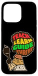 iPhone 15 Pro Max Afro Teacher African American Inspirational Word Cloud Case