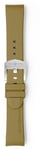 Elliot Brown STR-R19S Flat Dark Earth Rubber Strap Only - Watch