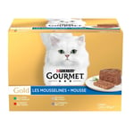 24 Boîtes pour chat 85g Les Mousselines GOLD GOURMET