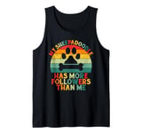 My Sheepadoodle Has More Followers Than Me Sheepadoodle Tank Top