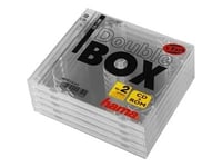 Hama - Fodral För Arkiverings-Cd - Kapacitet: 2 Cd - Transparent (Paket Om 5)