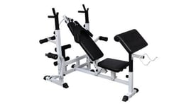 Banc de musculation universel avec support pour haltere sport fitness musculation