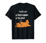 Cute Chow Chow To Do List Nothing Tired Sleeping Chow Chow T-Shirt