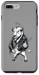 Coque pour iPhone 7 Plus/8 Plus Heavy Metal Bison Hard Rock Buffalo Electric Guitar