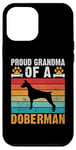 Coque pour iPhone 12 Pro Max Fière grand-mère d'une grand-mère Doberman