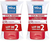 Mixa Cica-Mains Crème Mains Reparatrice Intense, Lot de 4 x 50 ml