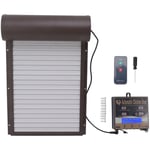 Jeffergarden Porte de poulailler automatique, porte de poulailler programmable en aluminium avec minuterie Capteur de lumière Télécommande 3 modes