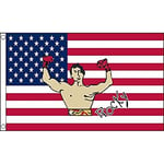 AZ FLAG Drapeau USA Rocky Balboa 150x90cm - Drapeau américain - Etats-Unis- Boxe 90 x 150 cm - Drapeaux