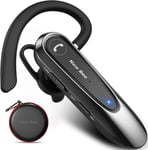 Bee Bluetooth Headsets with Dual Mic V5.0 Handsfree Bluetooth Earpiece with