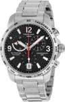 Certina C001.639.11.057.00 DS Podium Big Chrono GMT Musta/Teräs Ø42 mm