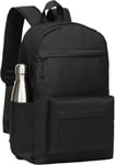 SAKUTANE Black Backpack 21Litre Waterproof School Bag 15.6 inch Laptop Rucksack