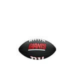 Wilson, Ballon de Football américain, Mini NFL Team Soft Touch, New York Giants, Pour les joueurs amateurs, Noir, WTF1533BLXBNG