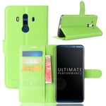 Huawei Mate 10 Pro      Pu Wallet Case    [Green]